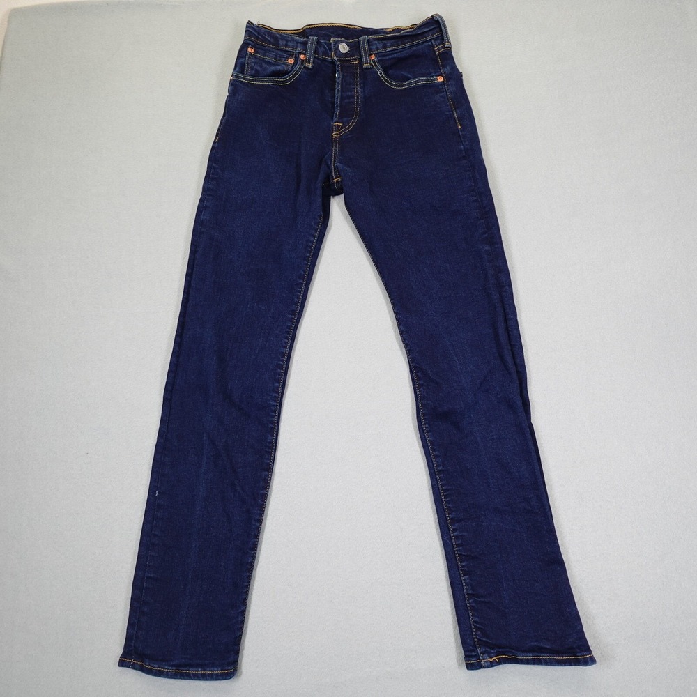 Levi's 501 Jeans Mens 28x32 Blue Button Fly Straight Leg Denim Classic Casual